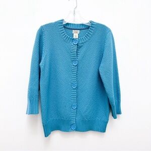 L.L. Bean Blue Women's Cardigan Sweater
